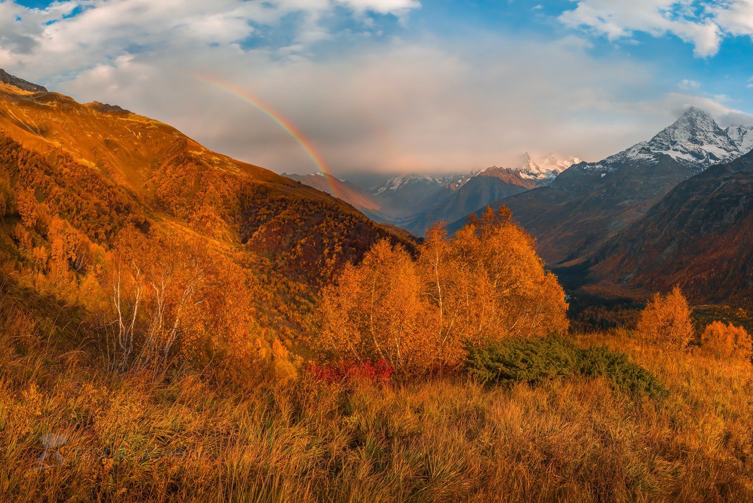 Осень В Горах Кавказа Фото