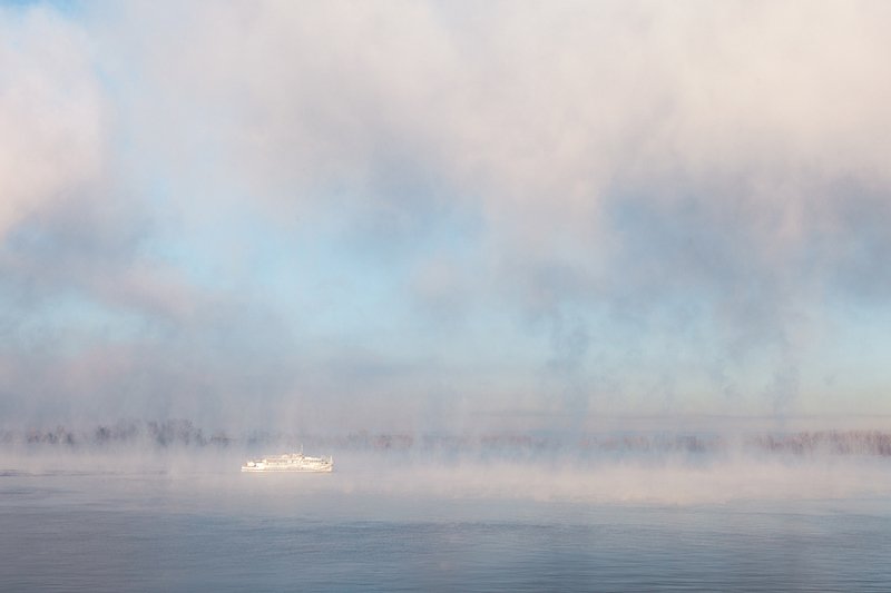 Foggy morning in Samara