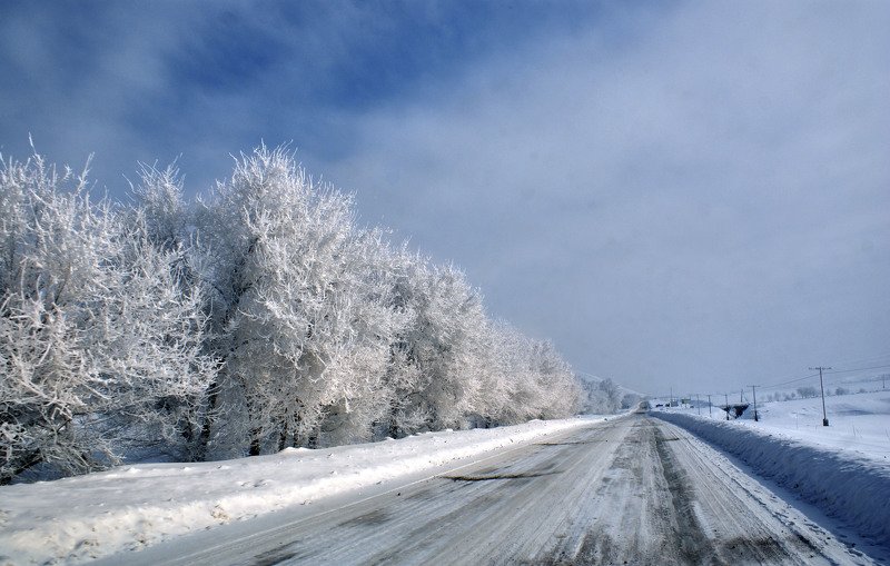 Зимняя дорога…. Файзабад. Таджикистан