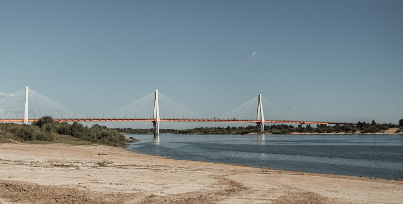 Вантовый мост через реку Ока, г. Муром