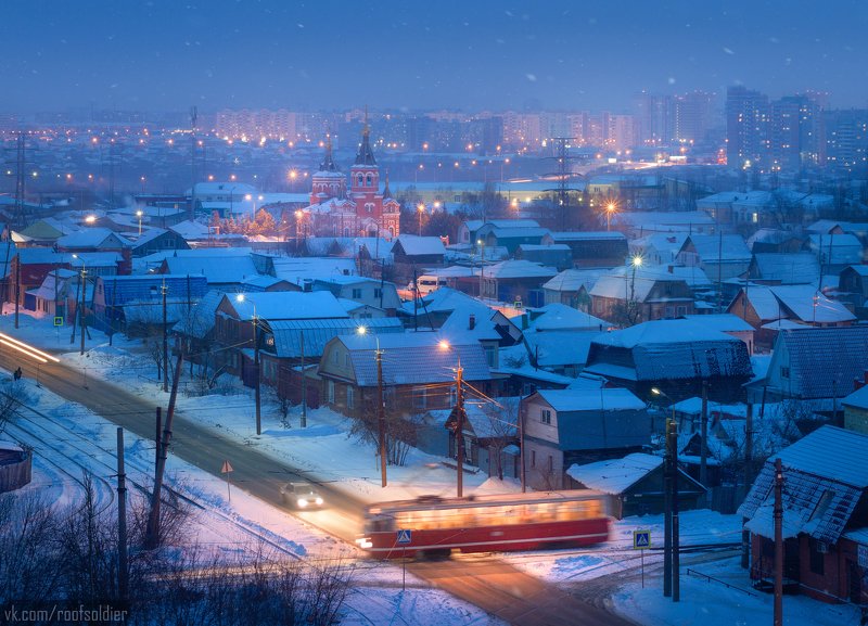 Омская зима