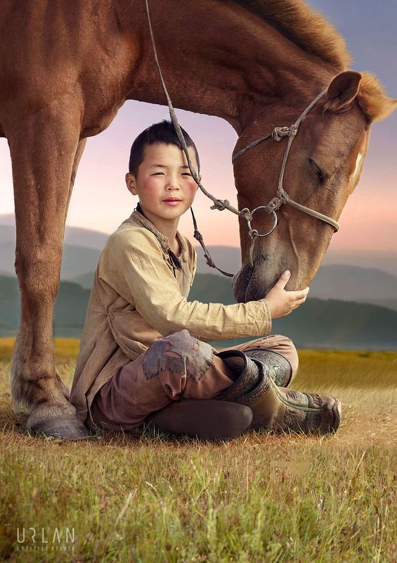 Mongolian kid