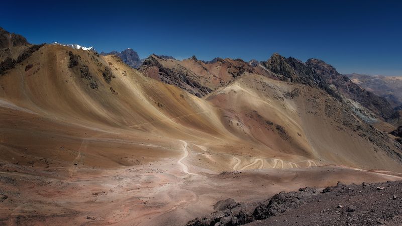 Тропа к перевалу Антуко