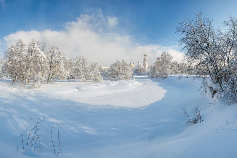 Зима на реке Киржач