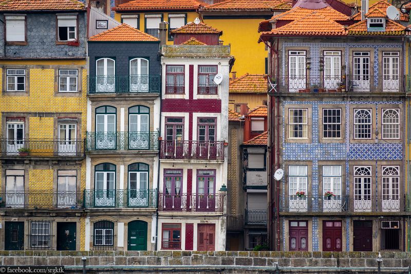 Старые домики Порто