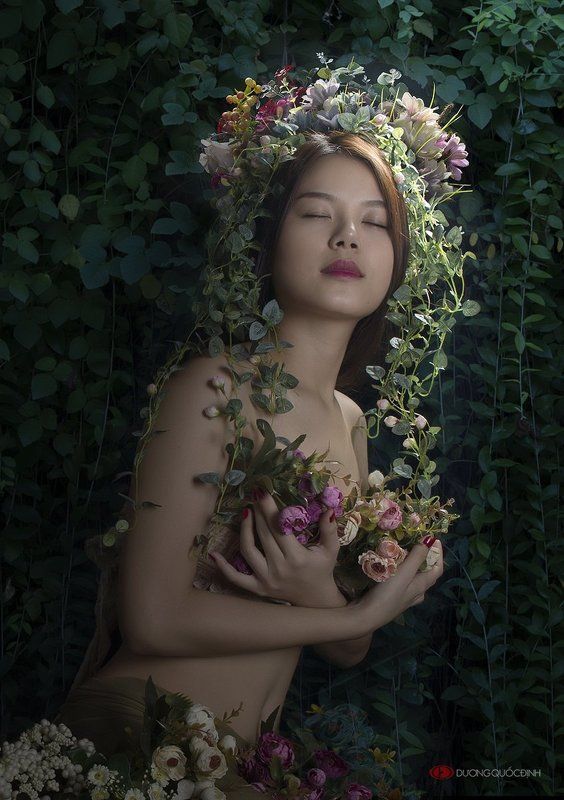 Лето и Осень в женских образах. Вьетнамский фотохудожник duong quoc dinh