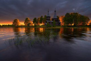 Рассвет в белую ночь