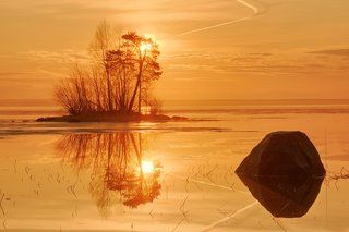 Онего. Весна.