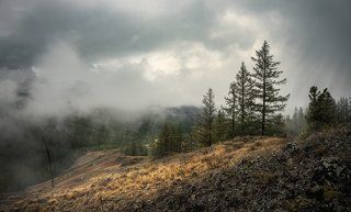 Непогода на плато Ештыколь / Foul weather on Eshtikyol plateau