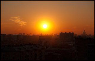 Как над Москвою прогулялось солнце