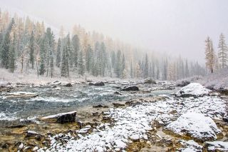 зима атакует