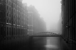 Kehrwiederfleet im Nebel