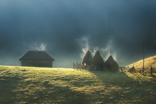 Утро в Румынии