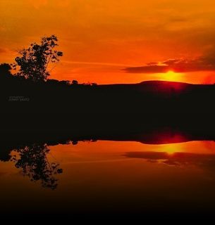 Sunset in the Lagoon