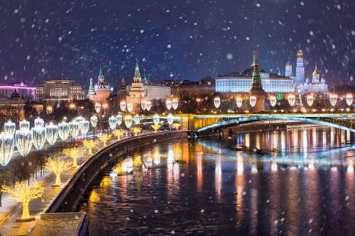 Москва новогодняя