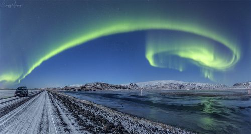 Road 218. Dyrholaey. Iceland.