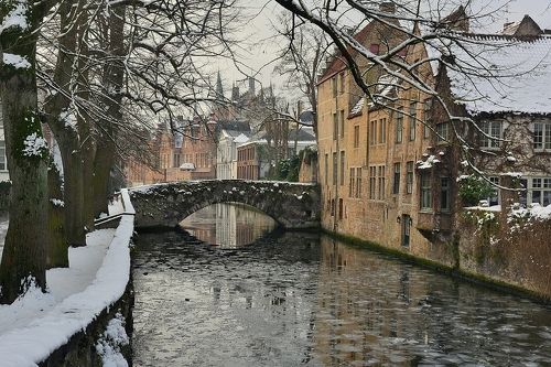 Winter in Bruges.