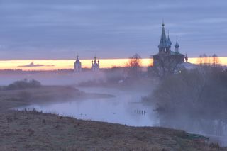 Апрельские туманы в Дунилово...