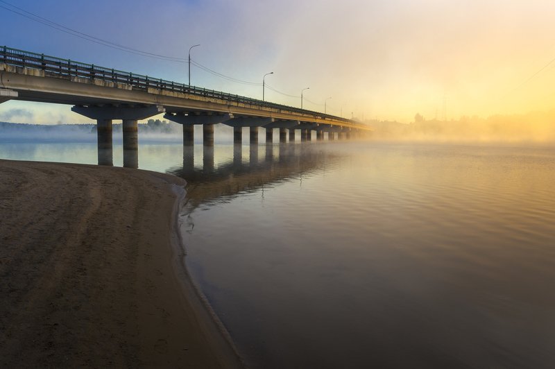 Мост через Озернинское водохранилище