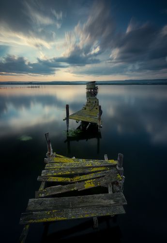 Blue lake