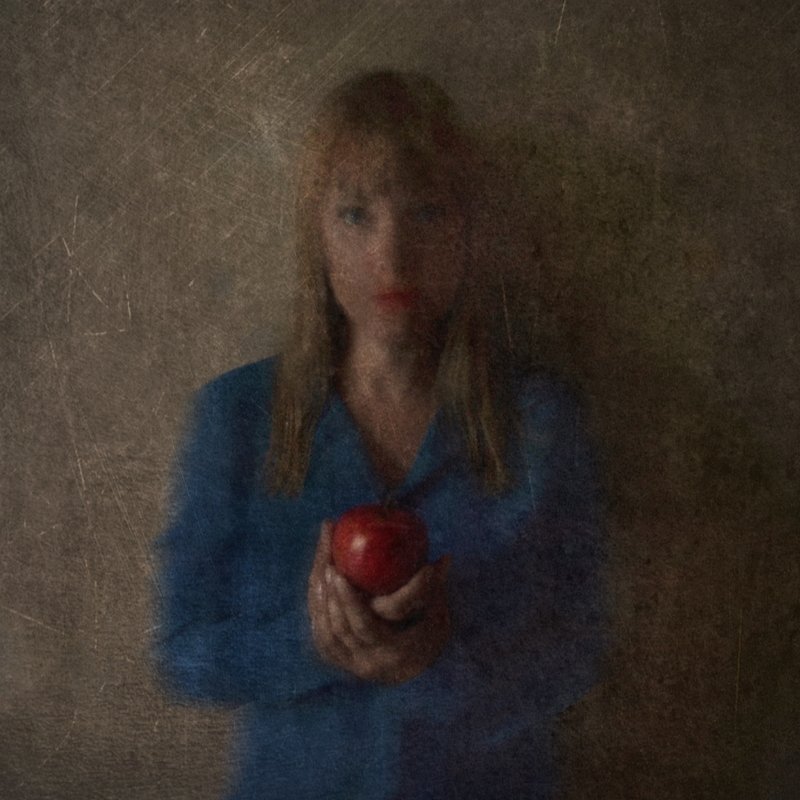 Selfportrait with apple