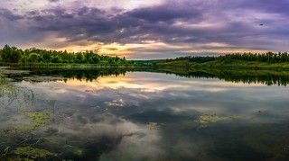 Закат перед дождём