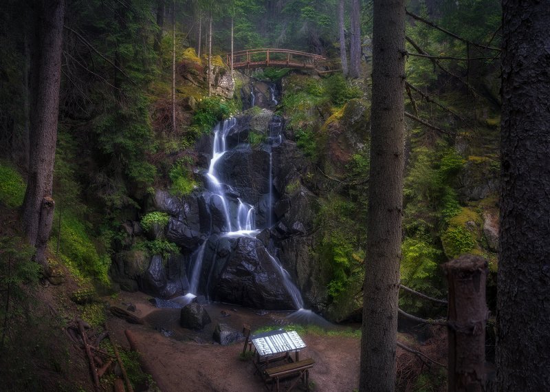 Waterfall in Rhodope Mountains Bulgaria