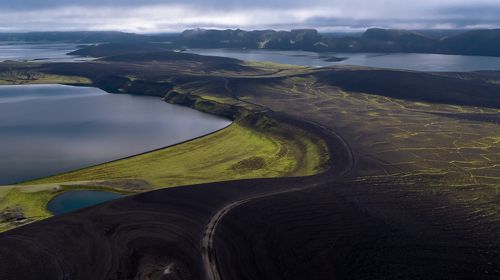 black green earth