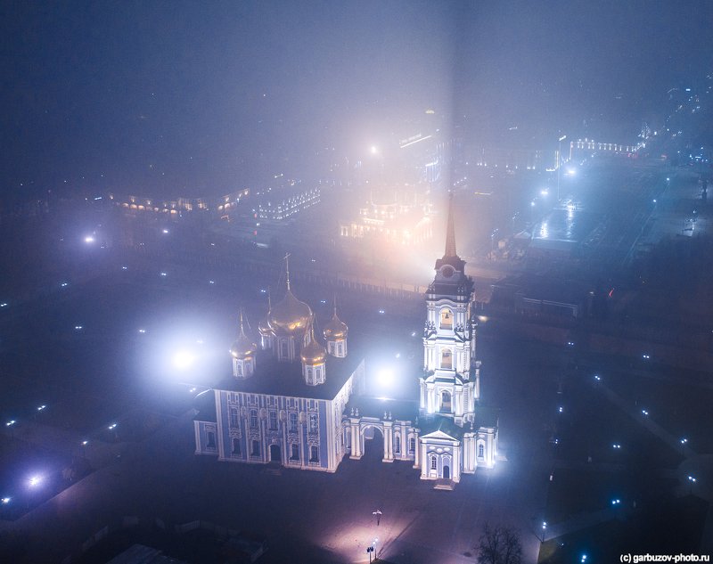 Туман в Тульском Кремле