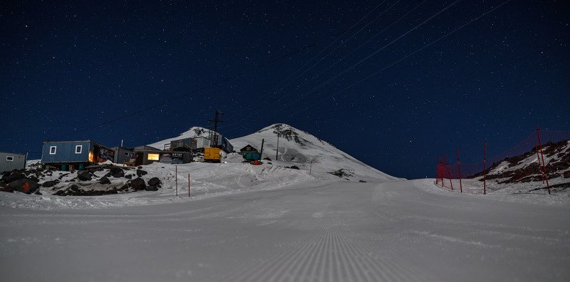 Night Elbrus.