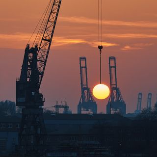 catching the sun