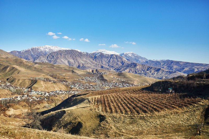 Январский  пейзаж… Лучоб - Чорбог - Харангон - Душанбе. Таджикистан