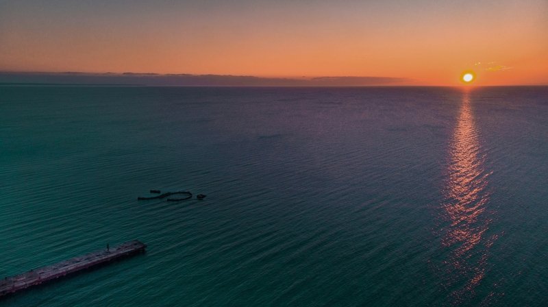 Зимнее Крымское море
