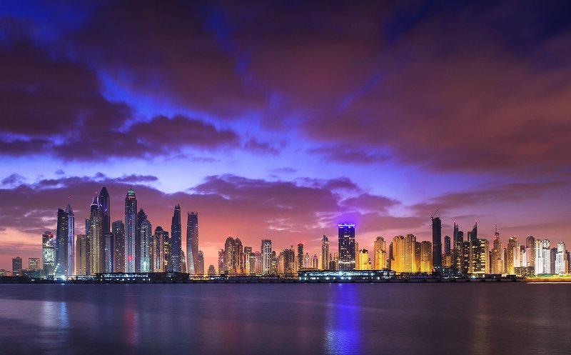 Sunrise in Dubai