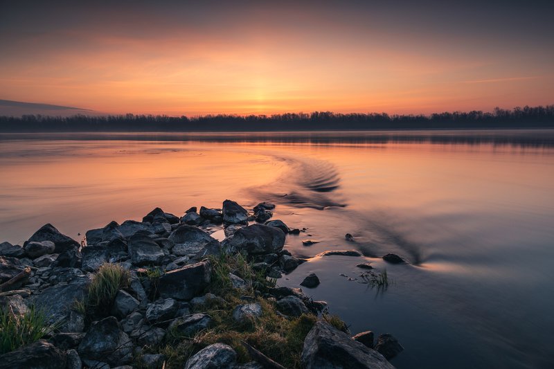 Dawn on the Vistula