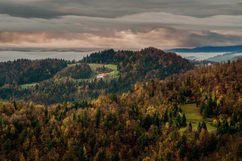 Рассвет в Словении