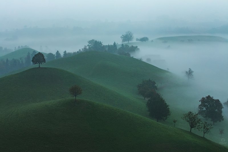 В объятиях тумана / Switzerland
