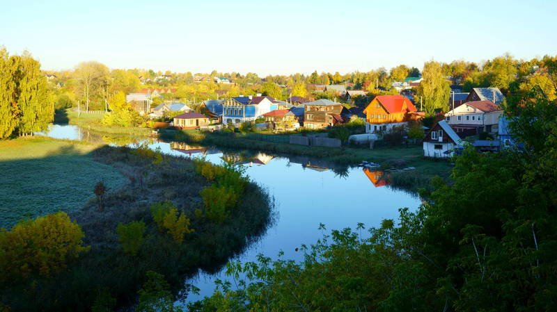 Autumn morning in Suzdal