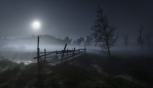 Full moon on the river