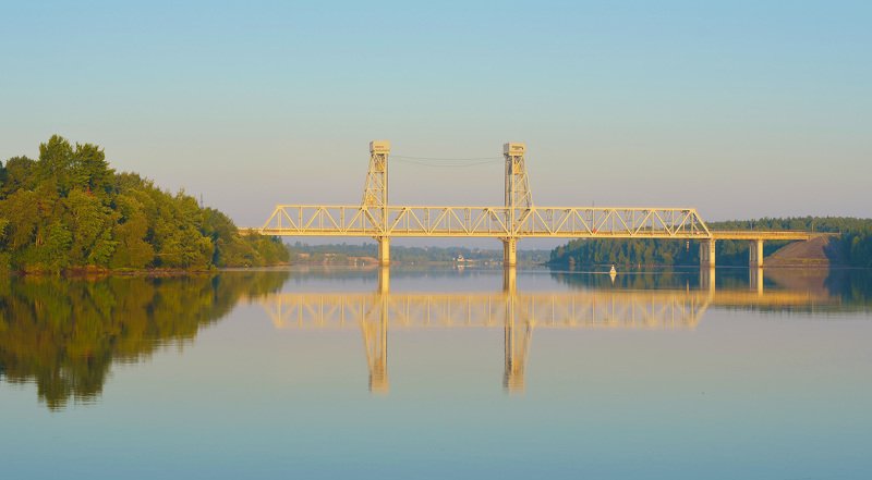 Утро Свирского моста