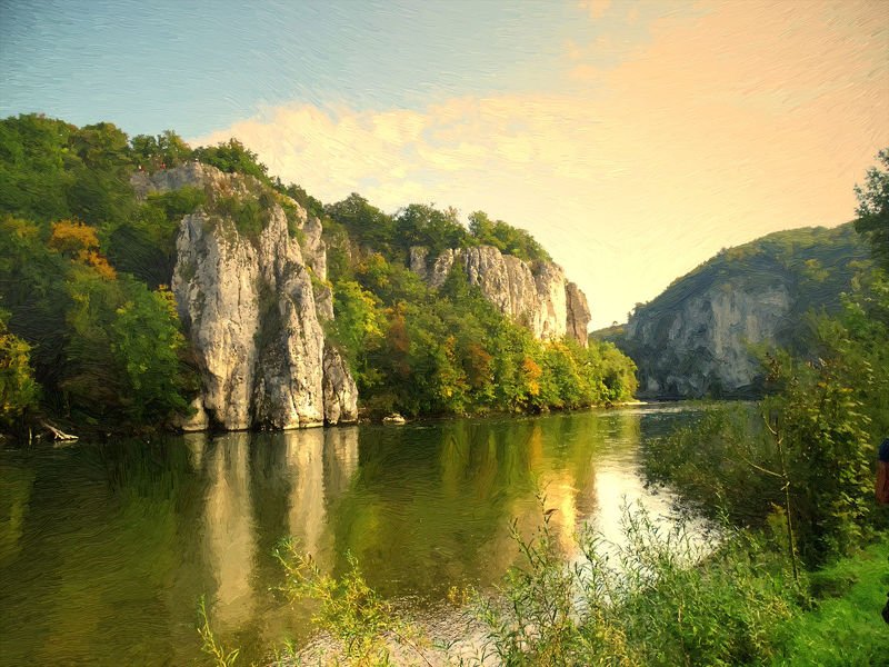 Скалы на Дунае