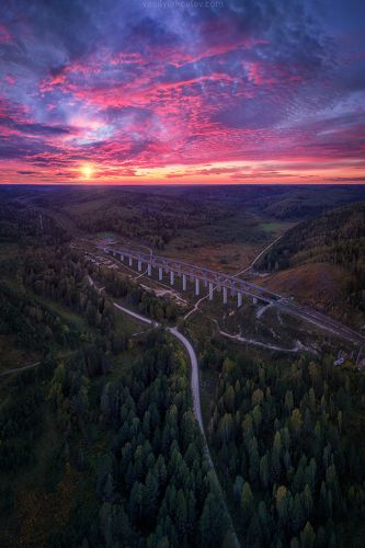 Вечер на Среднем Урале