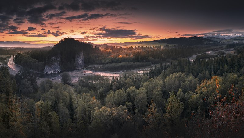 The gorge of the Białka River