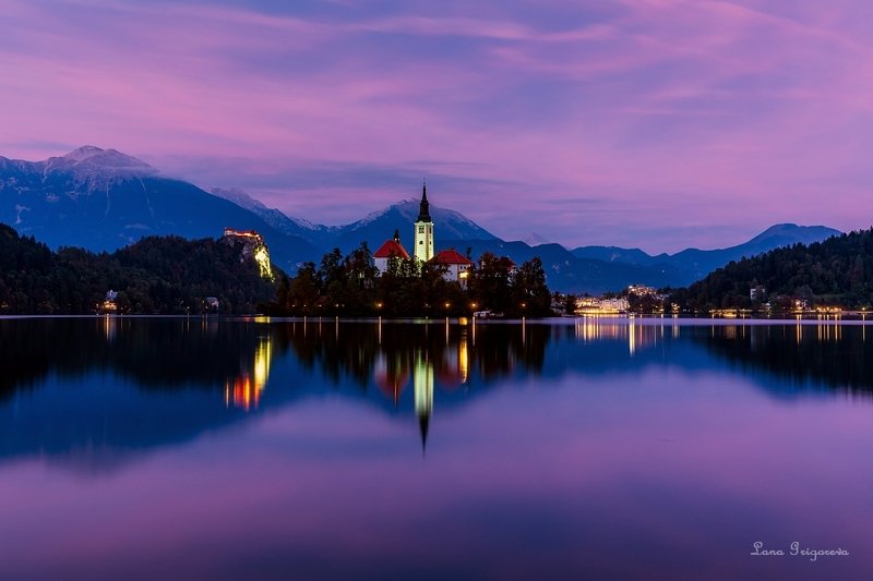 Словения Озеро Блед