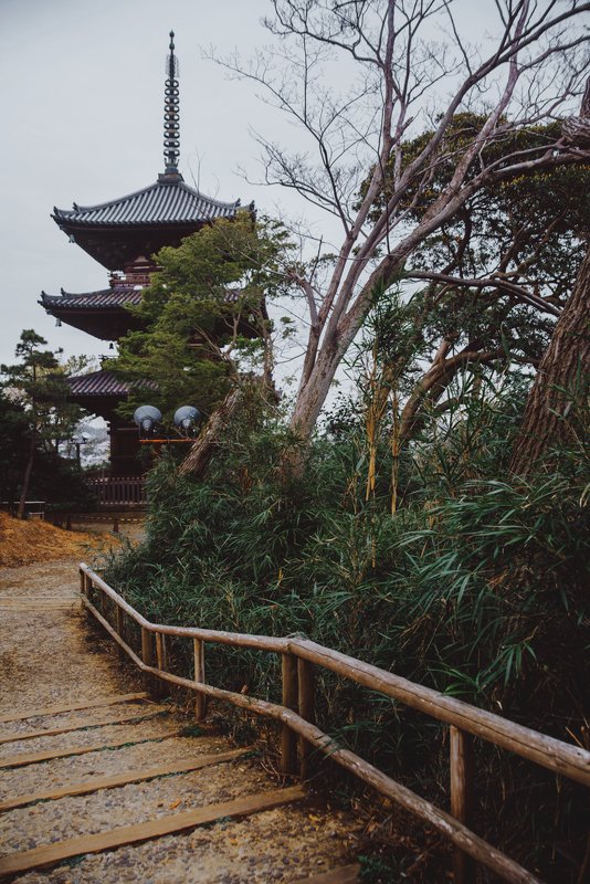 Pagoda in Sankeien garden
