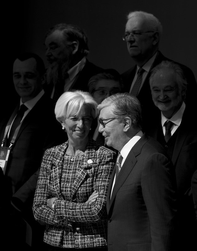 Lagarde  and  Tokayev